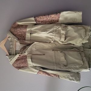 Free People Coat with Tapestry detail medium